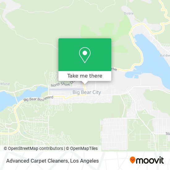 Advanced Carpet Cleaners map