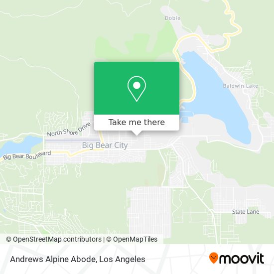 Andrews Alpine Abode map