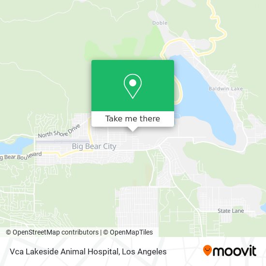 Vca Lakeside Animal Hospital map