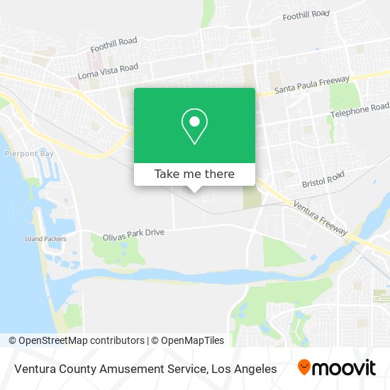 Mapa de Ventura County Amusement Service