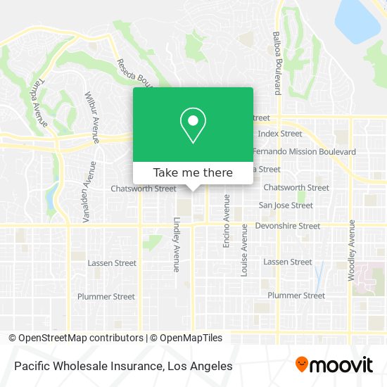 Pacific Wholesale Insurance map