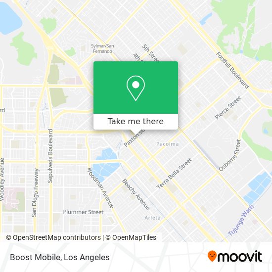 Boost Mobile map