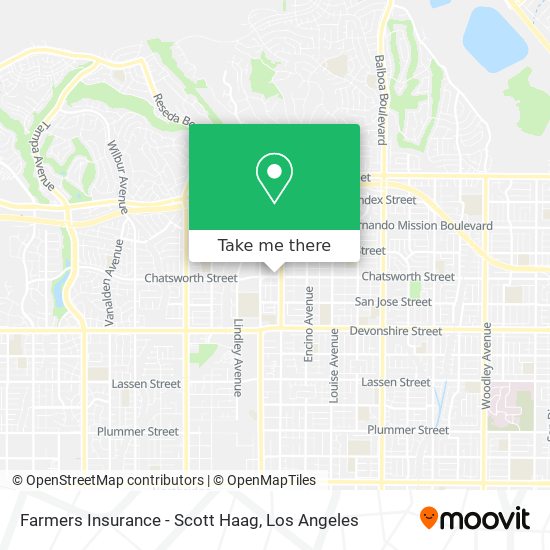 Mapa de Farmers Insurance - Scott Haag