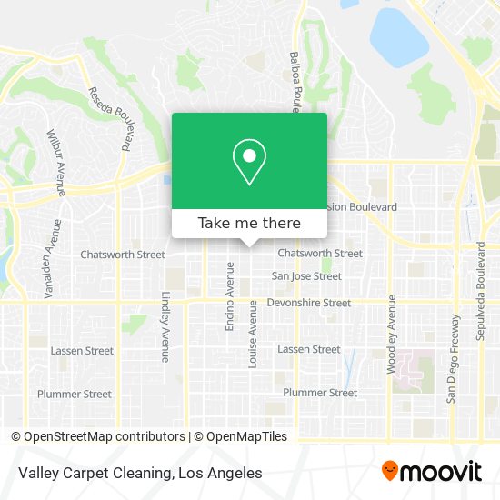 Valley Carpet Cleaning map