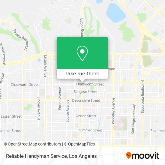 Mapa de Reliable Handyman Service