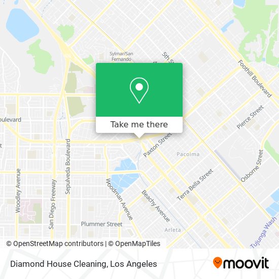 Diamond House Cleaning map