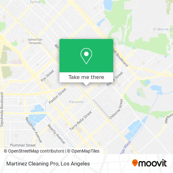 Mapa de Martinez Cleaning Pro