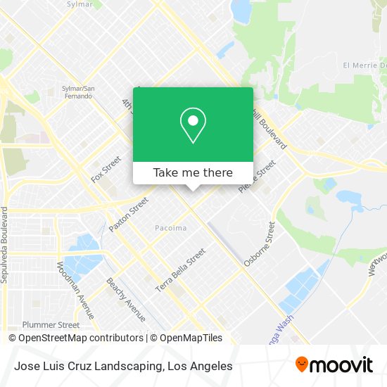 Jose Luis Cruz Landscaping map