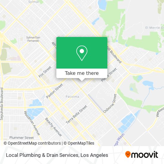 Mapa de Local Plumbing & Drain Services