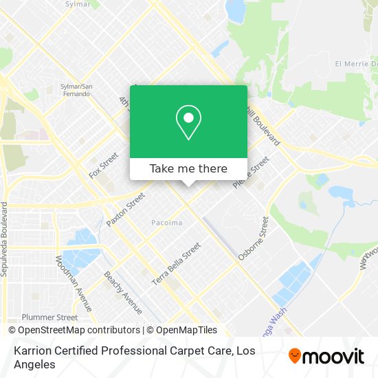 Karrion Certified Professional Carpet Care map