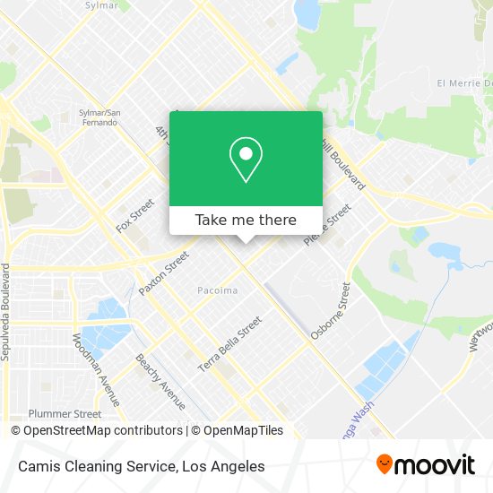 Mapa de Camis Cleaning Service