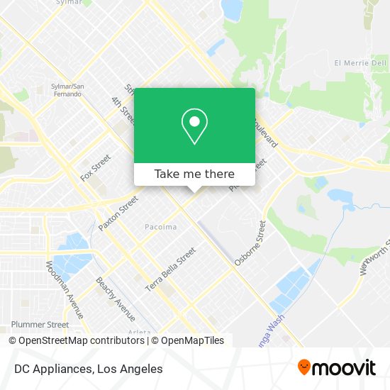 DC Appliances map