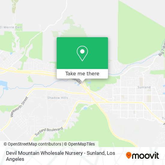Devil Mountain Wholesale Nursery - Sunland map