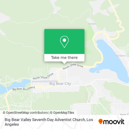 Big Bear Valley Seventh Day Adventist Church map