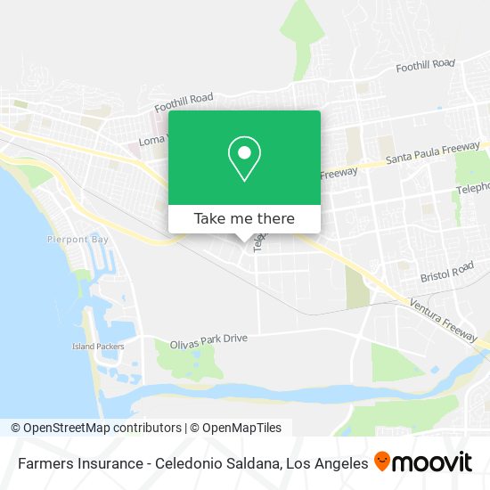 Farmers Insurance - Celedonio Saldana map