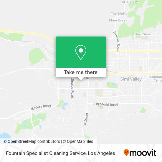 Fountain Specialist Cleaning Service map