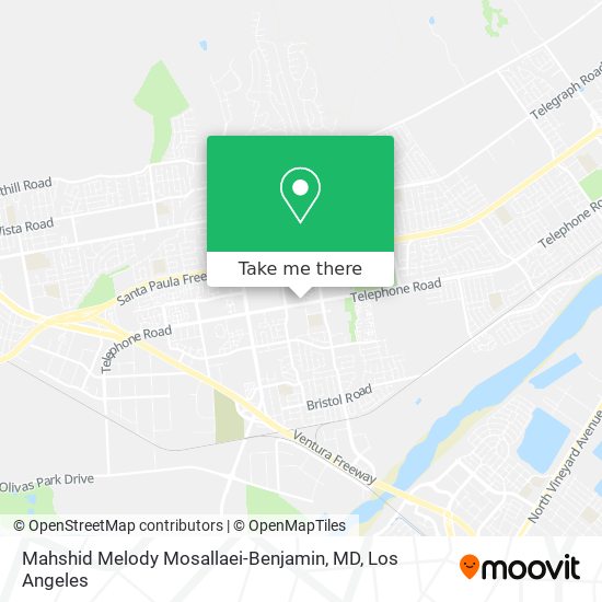 Mapa de Mahshid Melody Mosallaei-Benjamin, MD