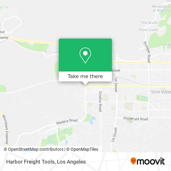 Harbor Freight Tools map