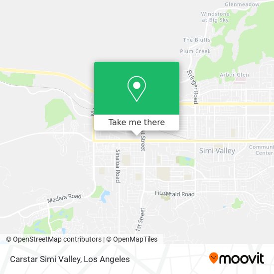 Mapa de Carstar Simi Valley