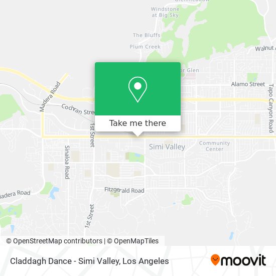 Claddagh Dance - Simi Valley map