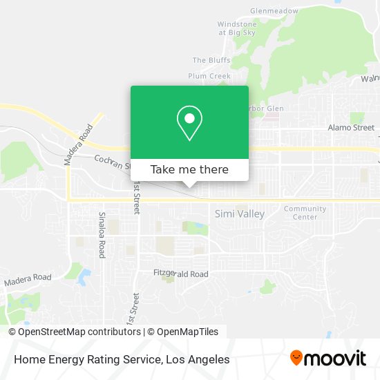 Mapa de Home Energy Rating Service