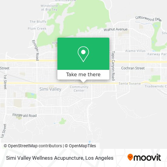 Simi Valley Wellness Acupuncture map