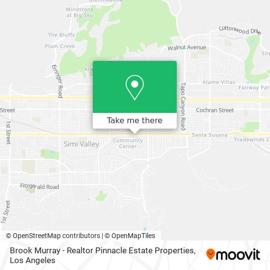 Mapa de Brook Murray - Realtor Pinnacle Estate Properties