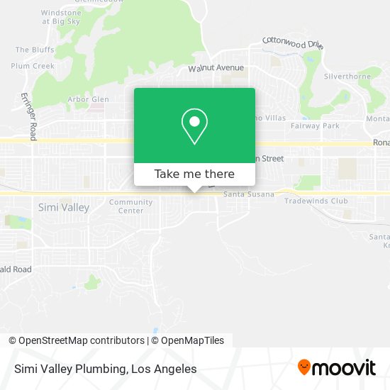 Mapa de Simi Valley Plumbing