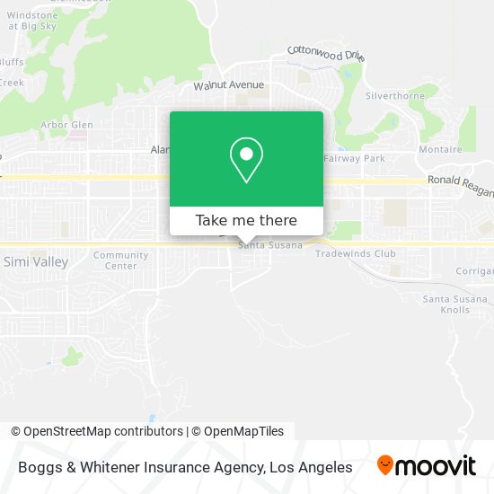 Mapa de Boggs & Whitener Insurance Agency