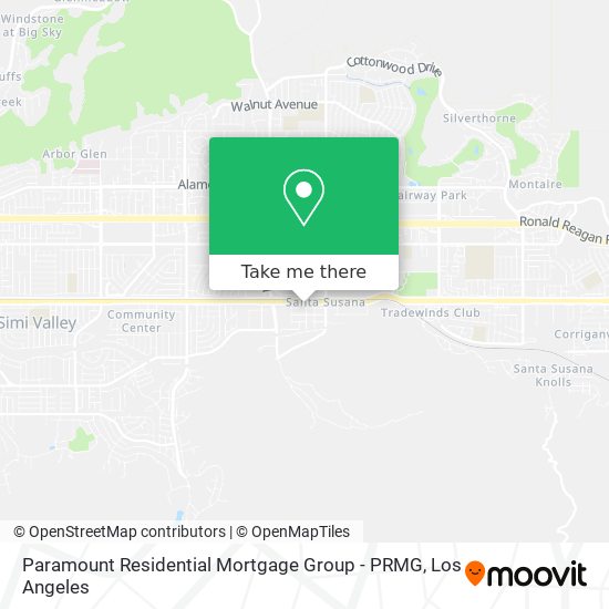 Paramount Residential Mortgage Group - PRMG map