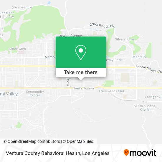 Mapa de Ventura County Behavioral Health