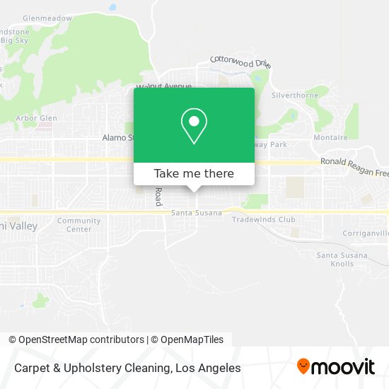 Carpet & Upholstery Cleaning map