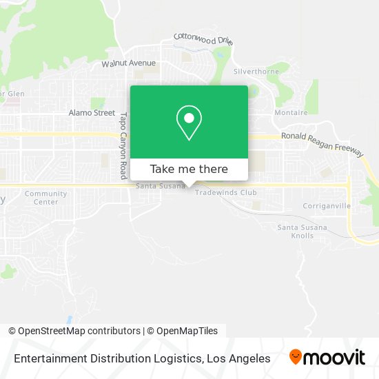 Entertainment Distribution Logistics map