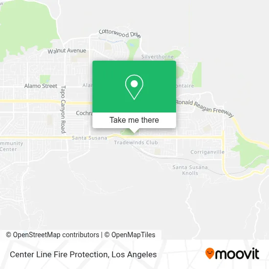 Center Line Fire Protection map