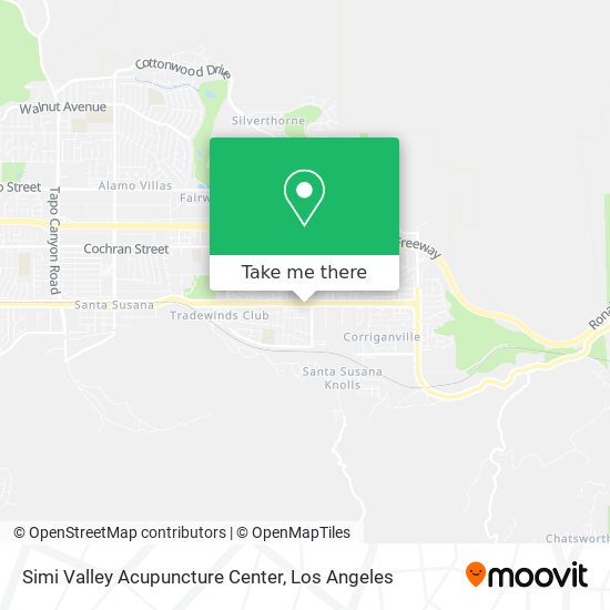 Simi Valley Acupuncture Center map