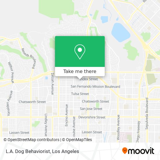 Mapa de L.A. Dog Behaviorist