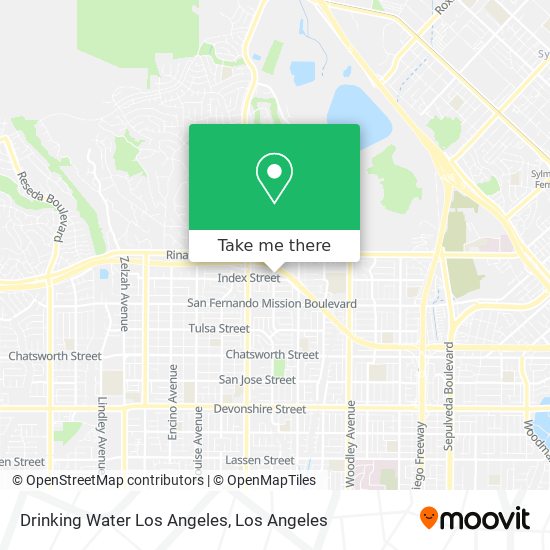 Mapa de Drinking Water Los Angeles