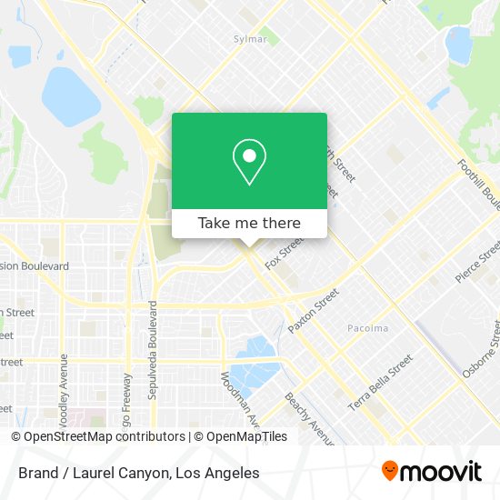 Mapa de Brand / Laurel Canyon