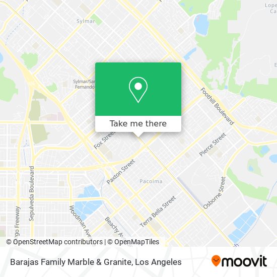 Mapa de Barajas Family Marble & Granite