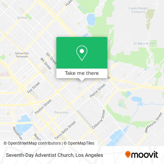 Seventh-Day Adventist Church map