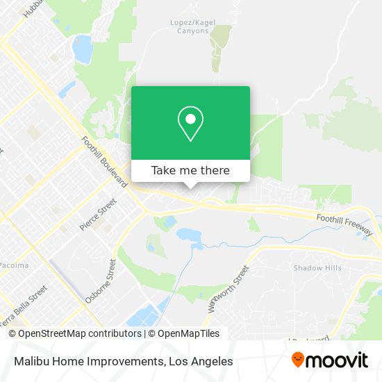 Malibu Home Improvements map