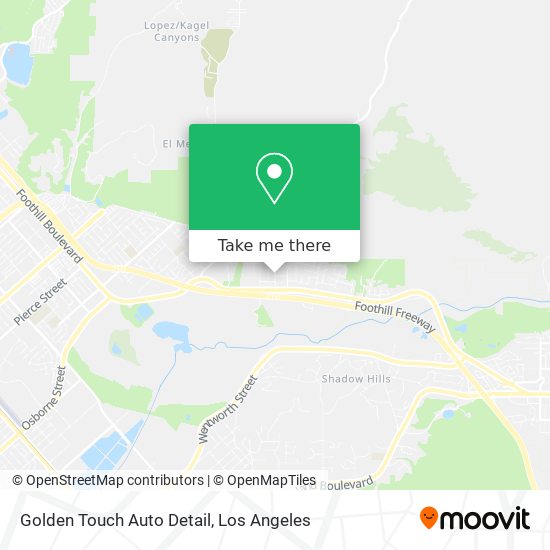 Golden Touch Auto Detail map