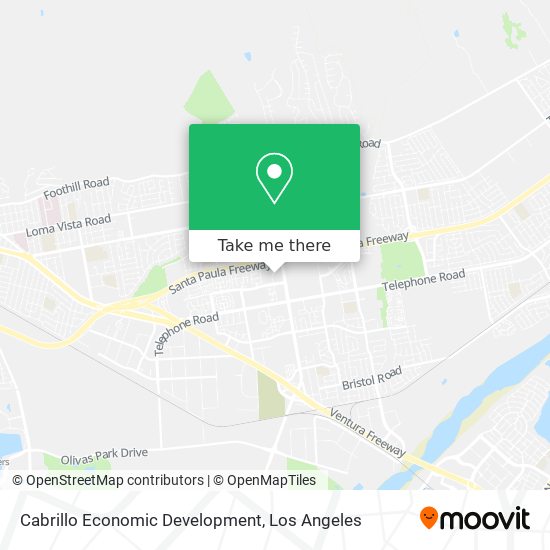 Mapa de Cabrillo Economic Development