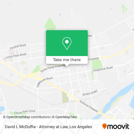 Mapa de David L McDuffie - Attorney at Law