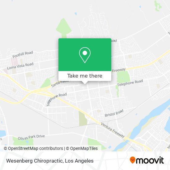 Mapa de Wesenberg Chiropractic