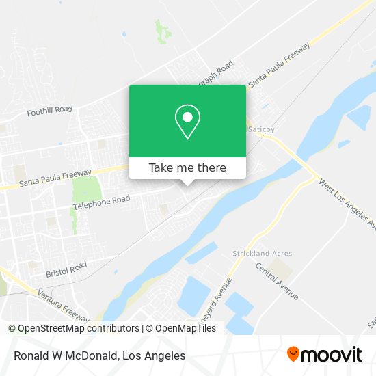 Ronald W McDonald map