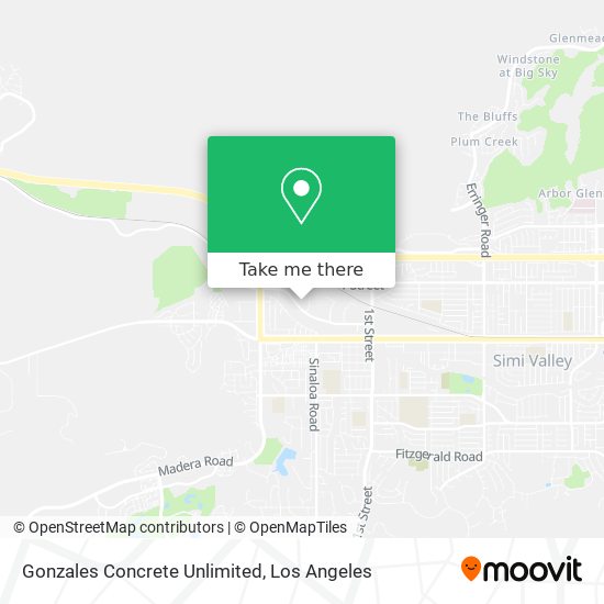 Gonzales Concrete Unlimited map