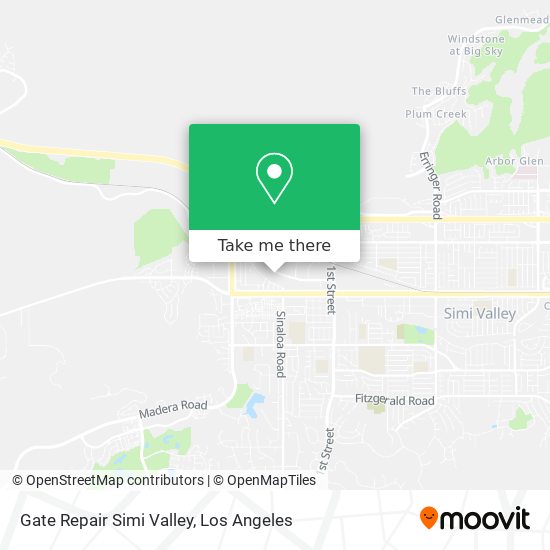 Gate Repair Simi Valley map