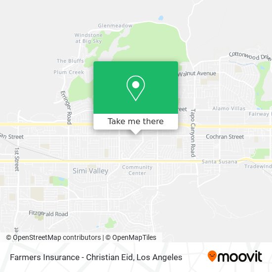 Farmers Insurance - Christian Eid map