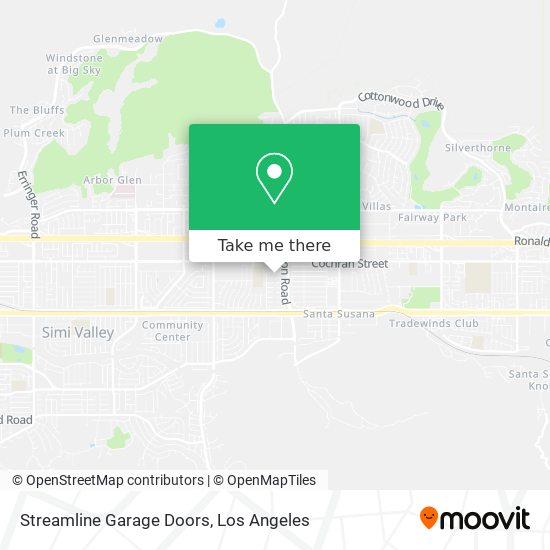 Mapa de Streamline Garage Doors